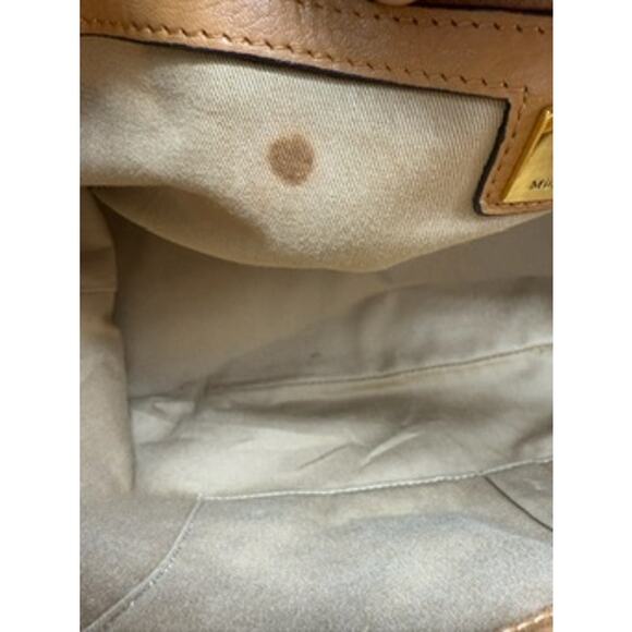 MCM Visetos Tote*Signature Cognac Design*Dual handle cross-body!*COMMUTER - Picture 11 of 14